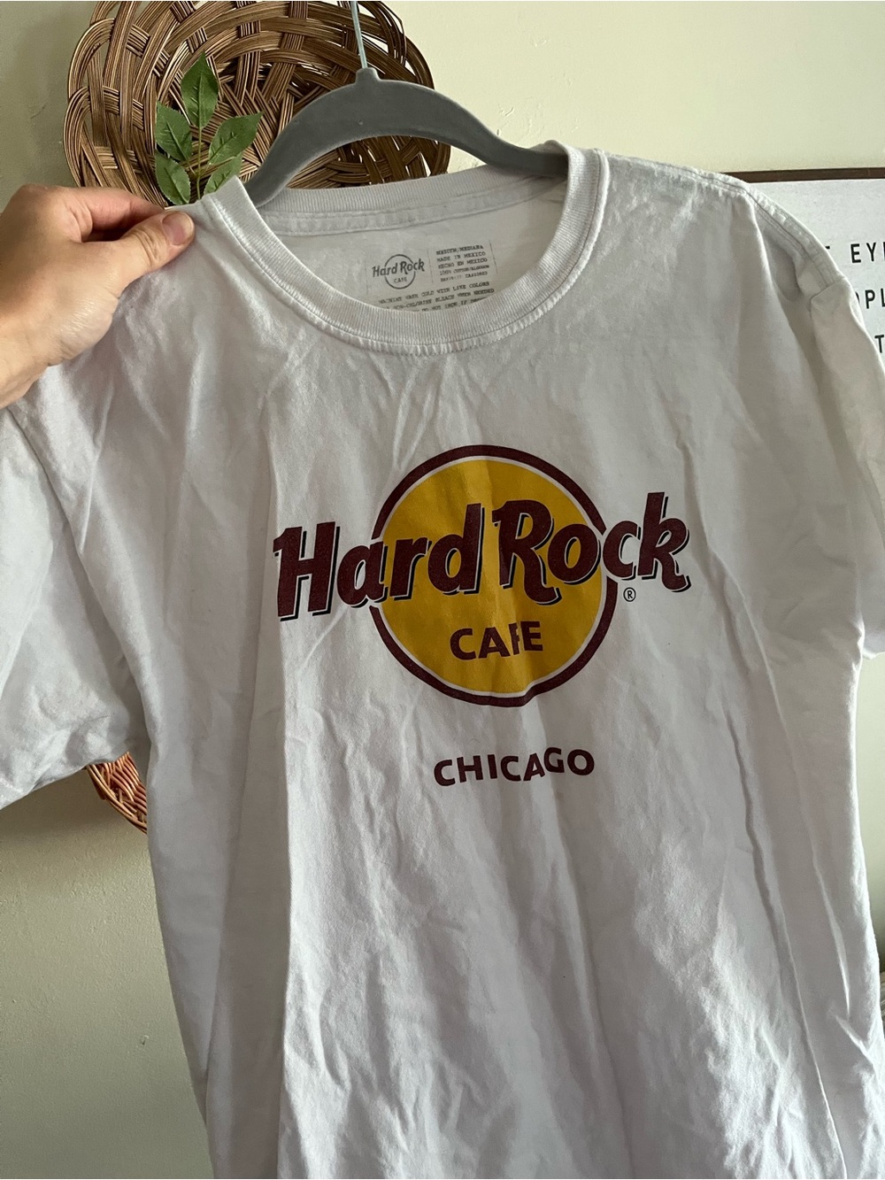 Hard Rock Cafe Chicago White Logo Tee